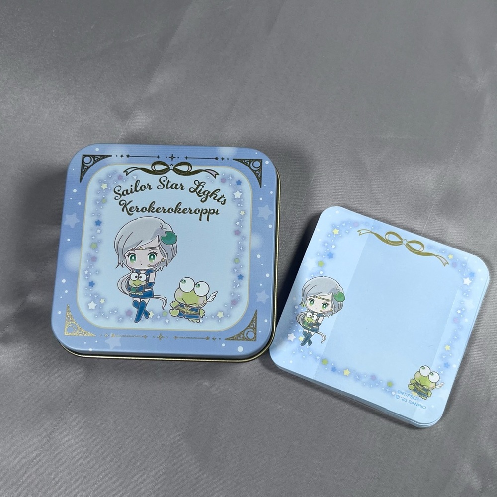 sailor moon x sanrio notepads and tin case